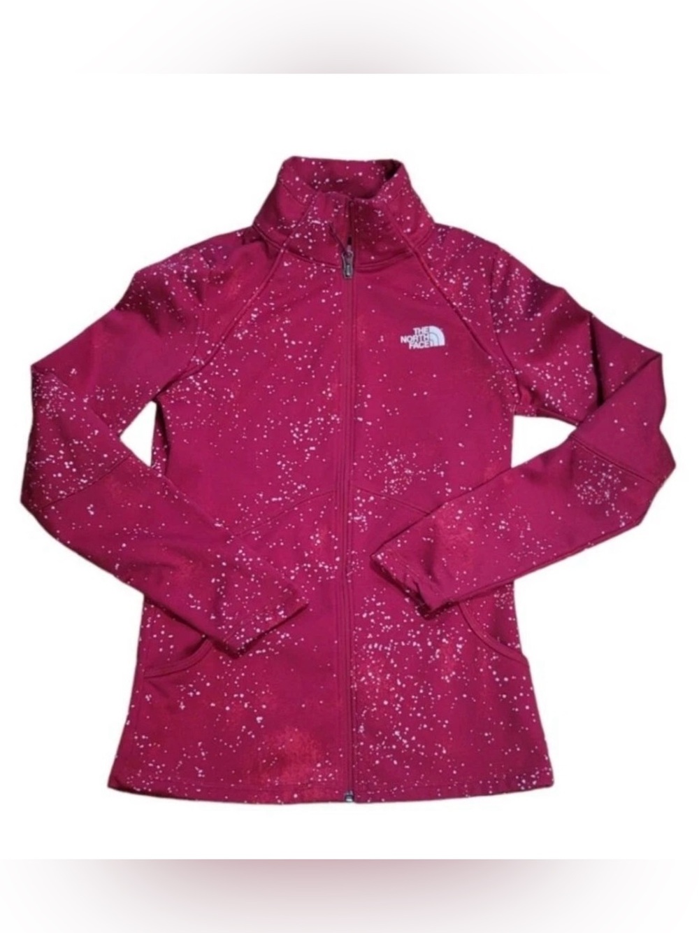 VGUC- The North Face ‘Splatter’ Zip Up Mid-Weight Jacket